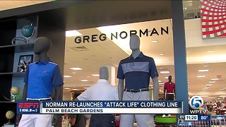 Greg Norman relaunches clothing line