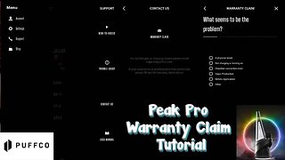 How To Puffco Peak Pro Puffco App Warranty Claim Tutorial