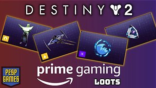 Destiny 2 - Loots Prime Gaming | Resgate até 30/8/2023 | #primegaming