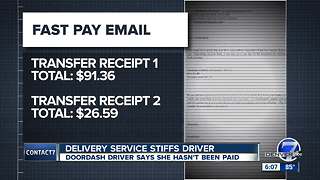Colorado driver says DoorDash hasn't paid her yet