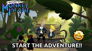 RETURN TO MONKEY ISLAND Playthrough Part 1 - Gameplay (FULL GAME) PC GAME PASS