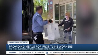 Providing meals for frontline workers