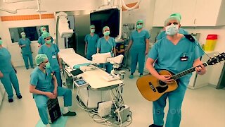 Cardiology team sing inspiring song to combat coronavirus