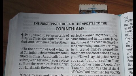 1 Corinthians 12:13-25 (There Should Be No Schism in the Body)