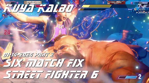 Kuya Kalbo Six Match Fix with Chun Li on Street Fighter 6 as Puyat 01-14-2024 Part 2.