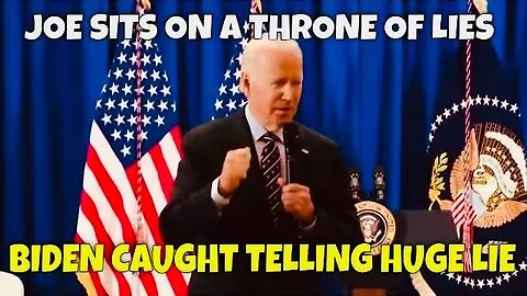 Joe Biden Got CAUGHT in a COLOSSAL LIE Yesterday while Speaking to Veterans!