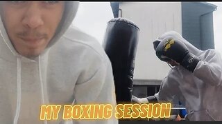 BOXING SESSION WITH TREYFILMZ 🥊🎥