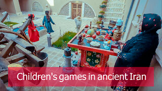 Childish joy in historical houses of Iran