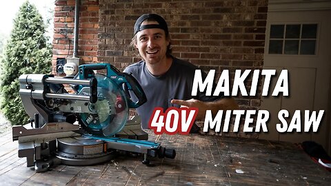 Unboxing and Review || 40v Makita 8 1/2" Miter Saw