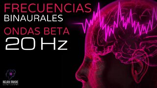 Terapia Sonido Binaural con Ondas Beta 20 Hz - Tono Puro - Tonos Milagrosos y Curativos