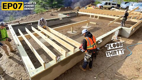 Sill Plates, Girders, and Floor Joists | Building A Mountain Cabin￼ EP07