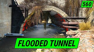 FLOODED Cambridge Tunnel | Fallout 4 Unmarked | Ep. 560