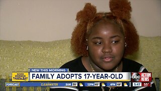 Family adopts 17-year-old