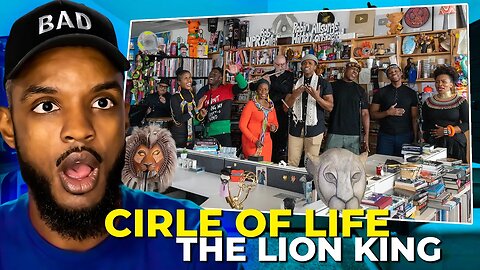 🎵 Lion King - Circle of Life (tiny desk) REACTION