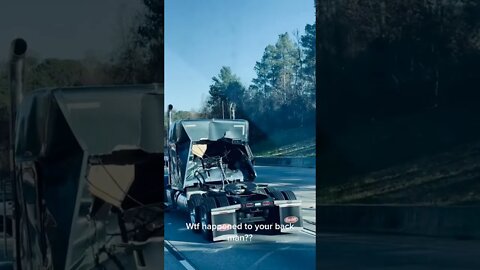 Truck accident in back side #shorts #cars #supercatok #ytshorts #cleancar #cartok