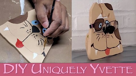 Crafts: Cute Dog Glasses Holder | Woodworking | Scroll Saw Project