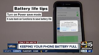 How to keep your phone battery from draining so quickly