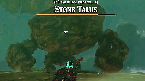 Defeating Stone Talus (Deya Village Ruins Well) - The Legend of Zelda: Tears of the Kingdom
