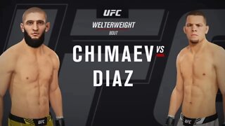 Nate Diaz vs Khamzat Chimaev