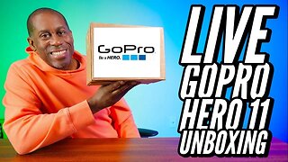 Live GoPro Hero 11 Black Unboxing With Accessories Bundle