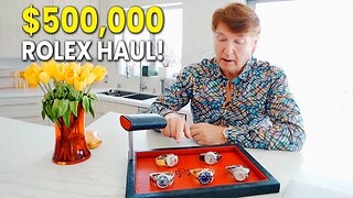 MY $500,000 ROLEX HAUL!