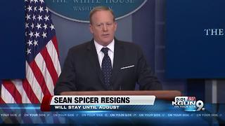 Sean Spicer resigns in White House shakeup, Sanders to take his place