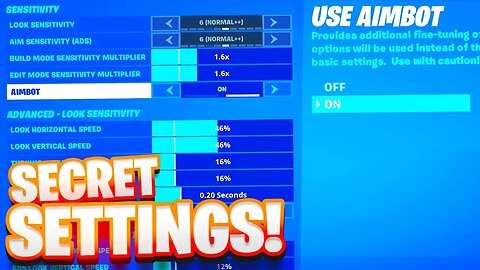 *SECRET* Console SETTINGS In Fortnite Chapter 2!.. (Best Settings)