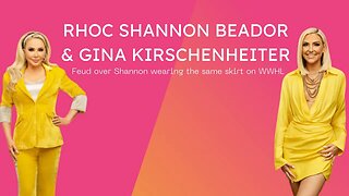 RHOC Shannon Beador & Gina Kirschenheiter | Feud Over Shannon Wearing the Same Skirt on WWHL | #RHOC