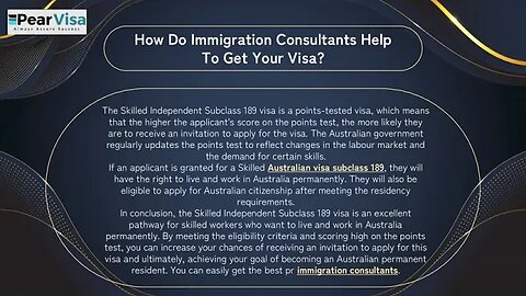 How Do Immigration Consultants Help To Get Your Visa