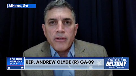 John asks Rep. Andrew Clyde about Democrats wanted to defund the police