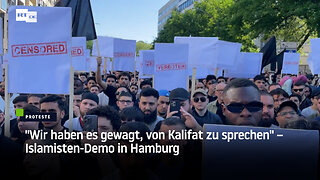 "Wir haben es gewagt, von Kalifat zu sprechen" – Islamisten-Demo in Hamburg