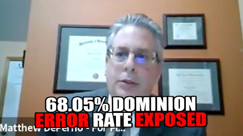 68.05% Error Rate of Dominion Machines EXPOSED