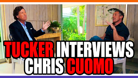 🔴LIVE: Tucker Carlson Interviews Chris Cuomo 🟠⚪🟣