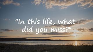 A Touching Story: In This Life, What Did You Miss?