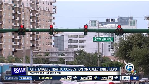 West Palm Beach targets traffic congestion on Okeechobee Boulevard