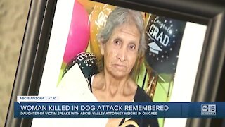 Valley woman killed in dog attack remembered
