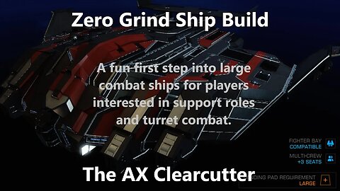 Elite Dangerous | Zero Grind Ship Build | Type-10 Defender | AX Clearcutter