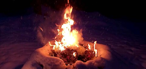 Winter Campfire