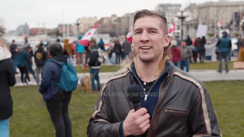 Victoria, BC Interview with Protesters | video 8