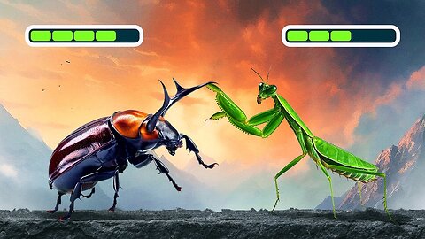 Let see who will win the title of strongest insect