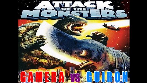 GAMERA VS GUIRON 1969 (ATTACK OF THE MONSTERS) Giant Gamera vs Axe Monster Guiron CLIP & Movie in HD & W/S