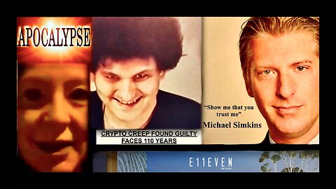 Alex Jones FTX E11even Residence Michael Simkins Jimmy Saville King Charles Bare Book Of Revelation