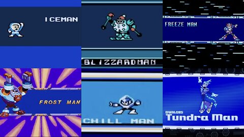 Megaman: Winter-Themed Robot Masters