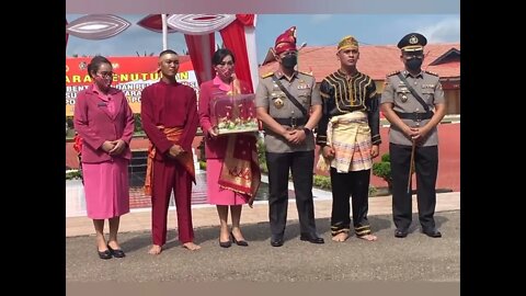 Kapolda Pimpin Upacara Penutupan Diktukba & Pelantikan, Pengambilan Sumpah 309 Bintara Polri 2022