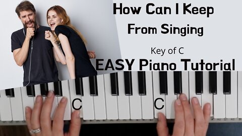 How Can I Keep From Singing -Chris Tomlin | Ed Cash | Matt Redman (Key of C)//EASY Piano Tutorial