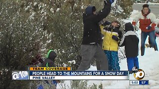 Storm brings heavy snow to the mountains