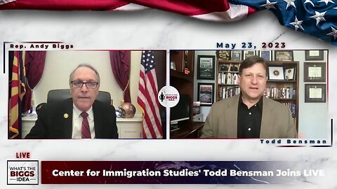 The What's the Biggs Idea podcast is live with Center for Immigration Studies' Todd Bensman.