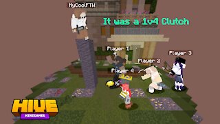 1v4 Clutch in SkyWars