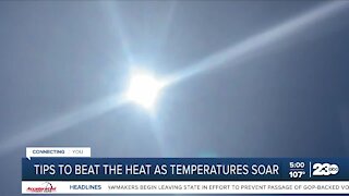 Tips to beat the heat as temperatures soar