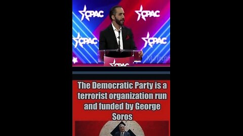 MAN WITH COCONES - President Bukele Calls Out George Soros at CPAC!